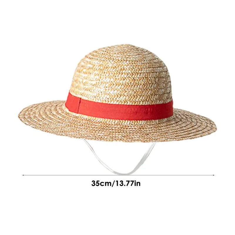 31cm/35CM Anime Straw Hat Festivals Party Cosplay Props Sun Protection Hat.