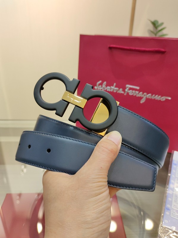 Salvatore Ferragamo Gancini Men's Reversible Leather Belt gallery