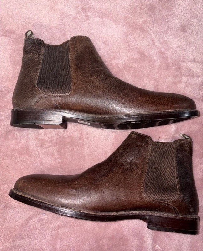 Crown Vintage Glory 2 Mens 11 Brown Leather Chelsea Boots gallery