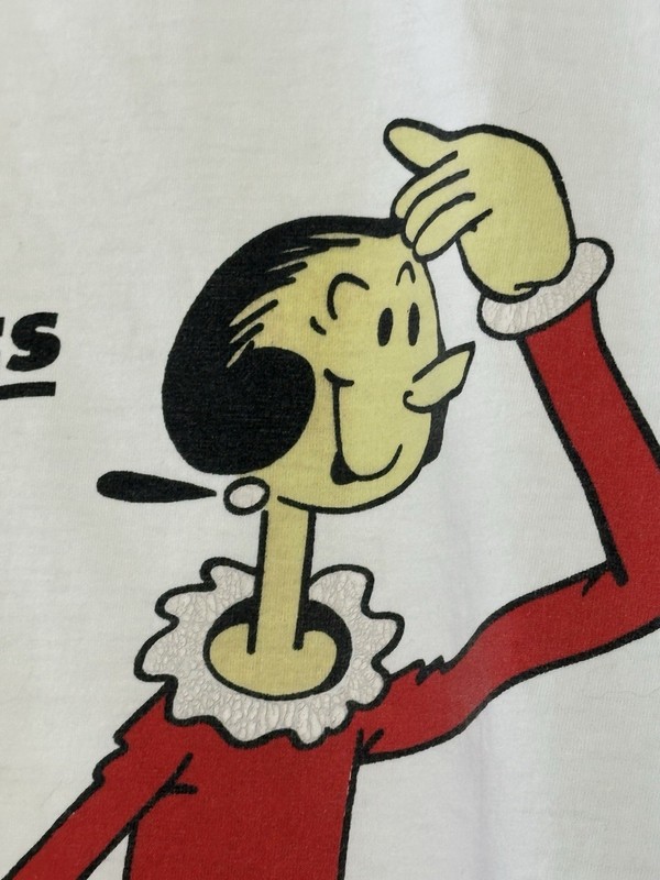 Vintage Olive Oyl T-Shirt Mens Large White Vital Statistic Hip Hop Cartoon Retro gallery