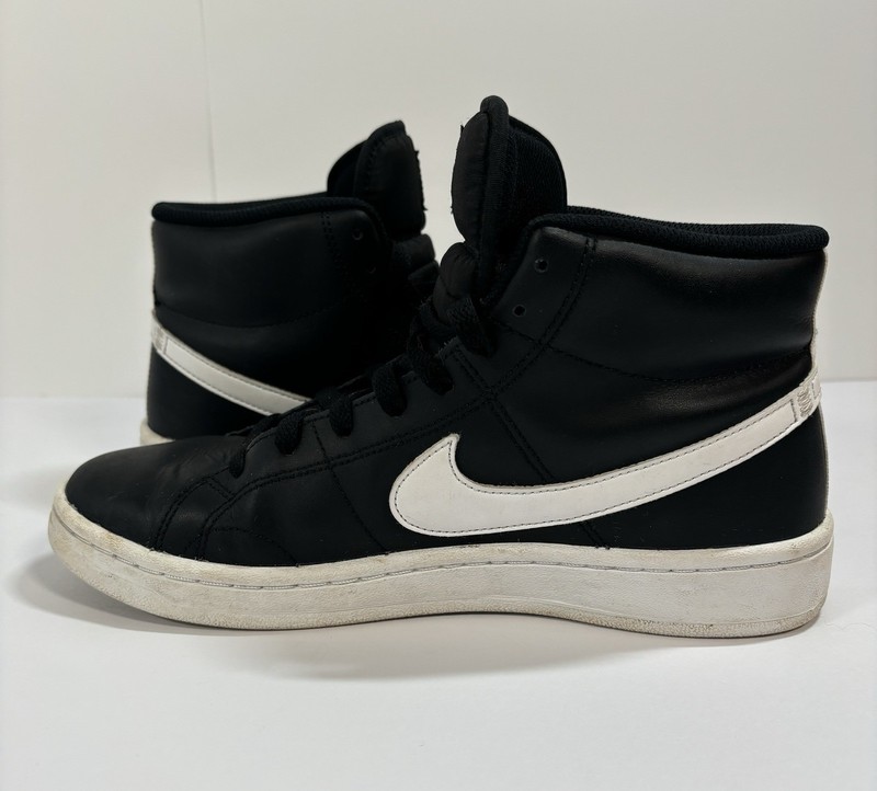 Nike Mens Court Royale 2 Mid CQ9179-001 Black White Shoes Sneakers Size 7.5 gallery