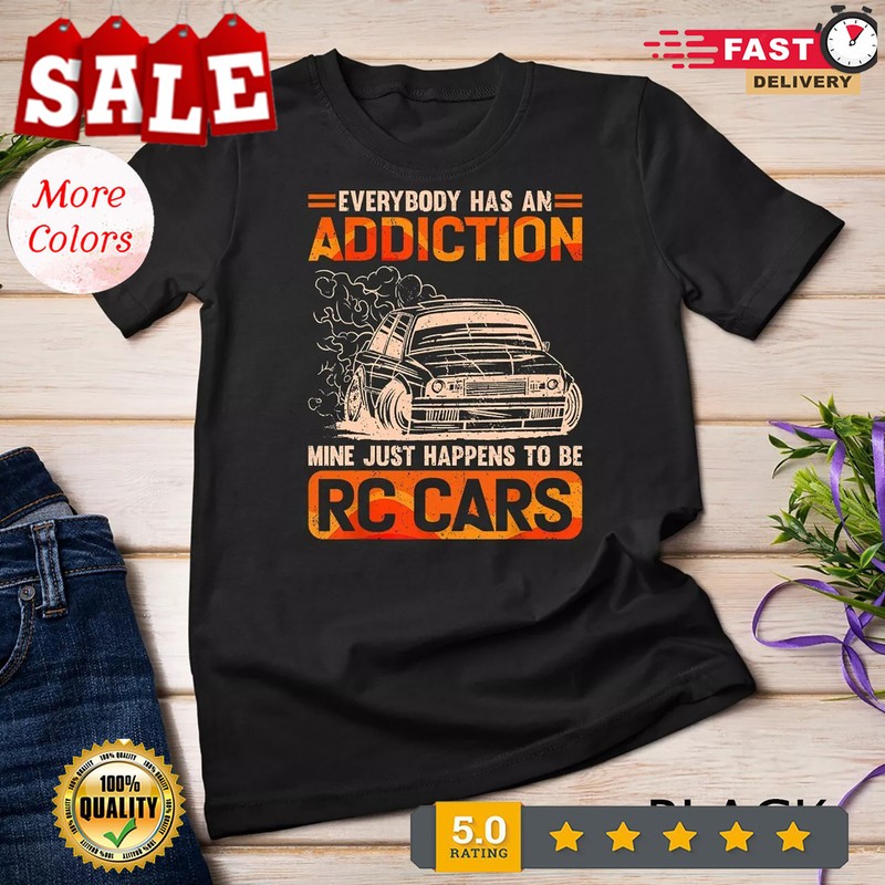 RC Cars is my Addiction Mini Cars Racing Controlled RC Car Unisex T-shirt