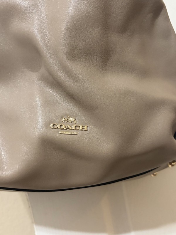 COACH COLORBLOCK LEATHER TOTE