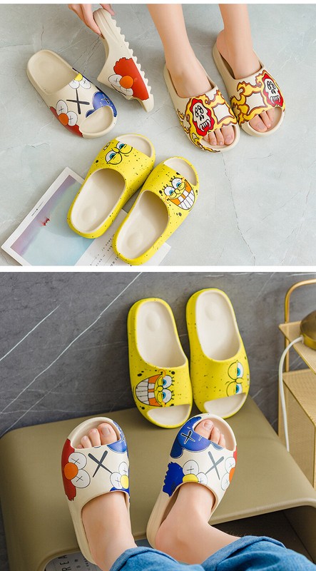 Cartoon Cozy Pillow Slides Anti-Slip Sandals Slippers Cloud Home Outdoor Shoe gallery