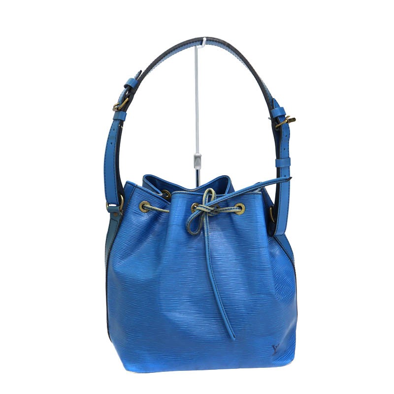 Louis Vuitton Noe M44105 Leather Blue Bag Women’s #KNB1809