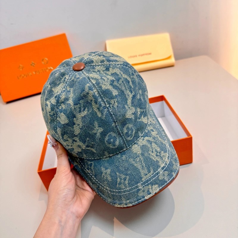 Moncler Men's Vintage Denim Baseball Cap (Size M) gallery
