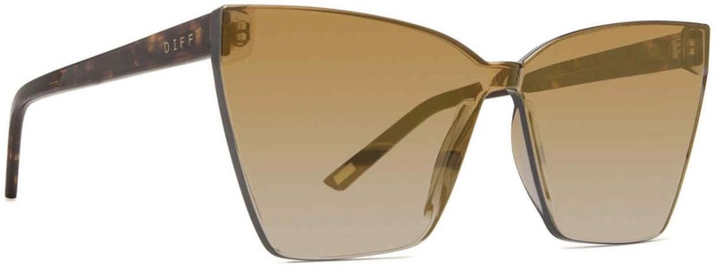 Diff SDFGLD Orange Yellow 0z56 Size 52 Sunglasses