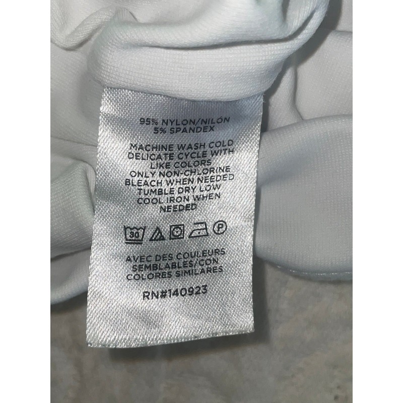 LOFT White Square Neck Short Sleeve Top Size L 757410 SU24 gallery
