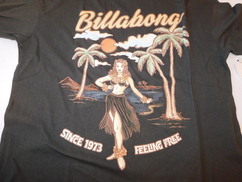 Billabong Womne’s Juniors Short Sleeve Boyfriend T Shirt “My Sunny Girl” Size S