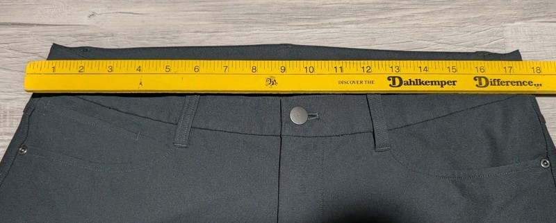 Lululemon ABC Pants Mens 34x31 Fit 5-Pocket Stretch Chino LM5AQSS Gray gallery