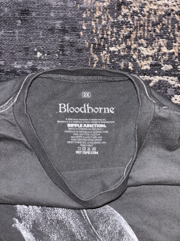 Bloodborne Hunt Your Nightmares Video Game Shirt Size 2XL Ripple Junction gallery