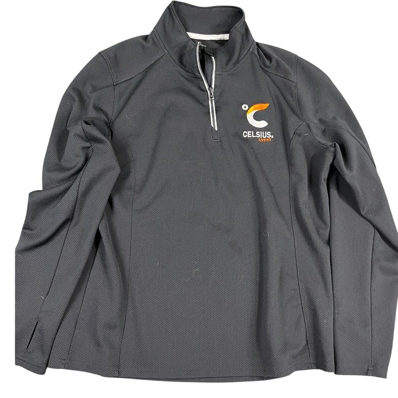 Womens Black Sport Tek – Celsius Size XL Quarter Zip Pullover GOOD