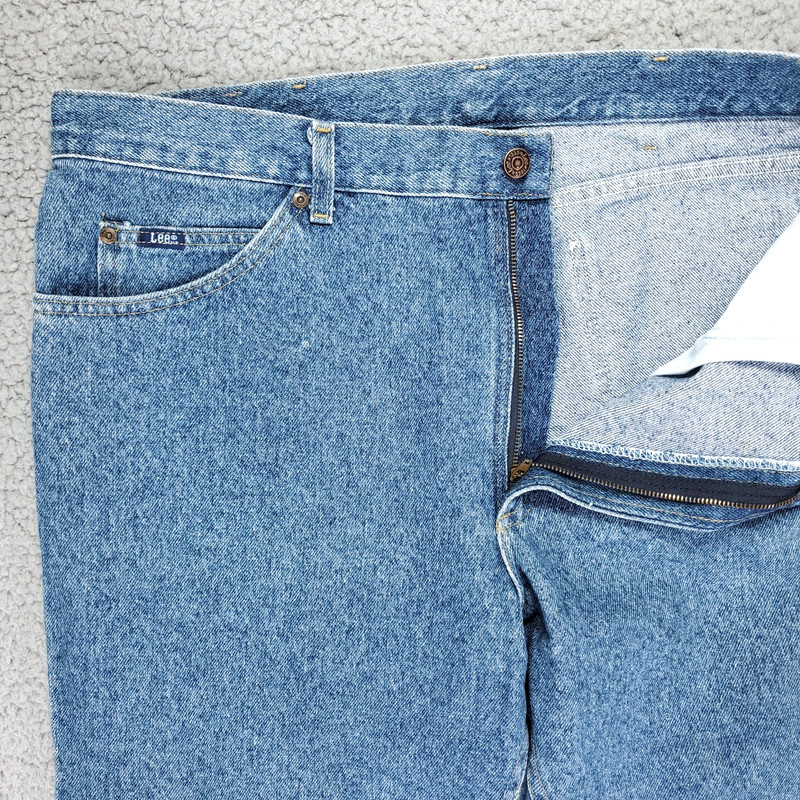 Vintage 90s Lee Genuine Jeans Relaxed Tapered Mens 40 (Fits 39)x30 Work Casual gallery