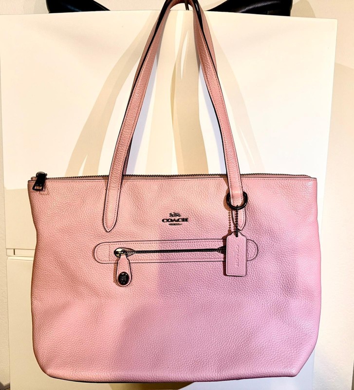 Coach Shoulder Bag Pink L 1981-38312 Used