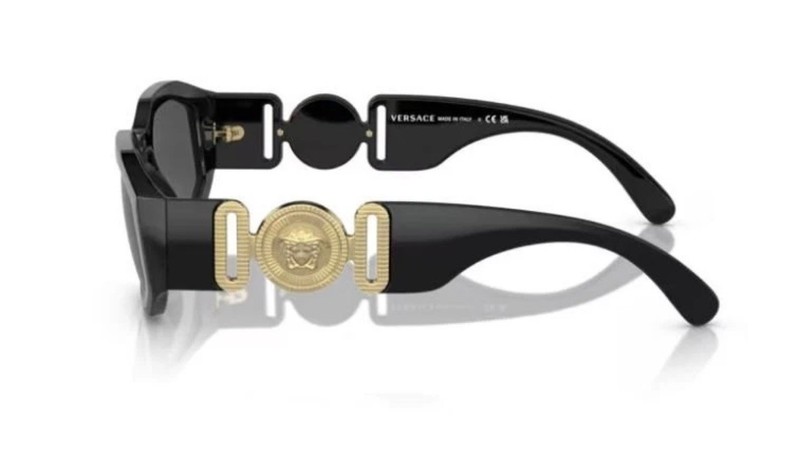 Versace Unisex Sunglasses VE4361 GB1/87 53mm gallery