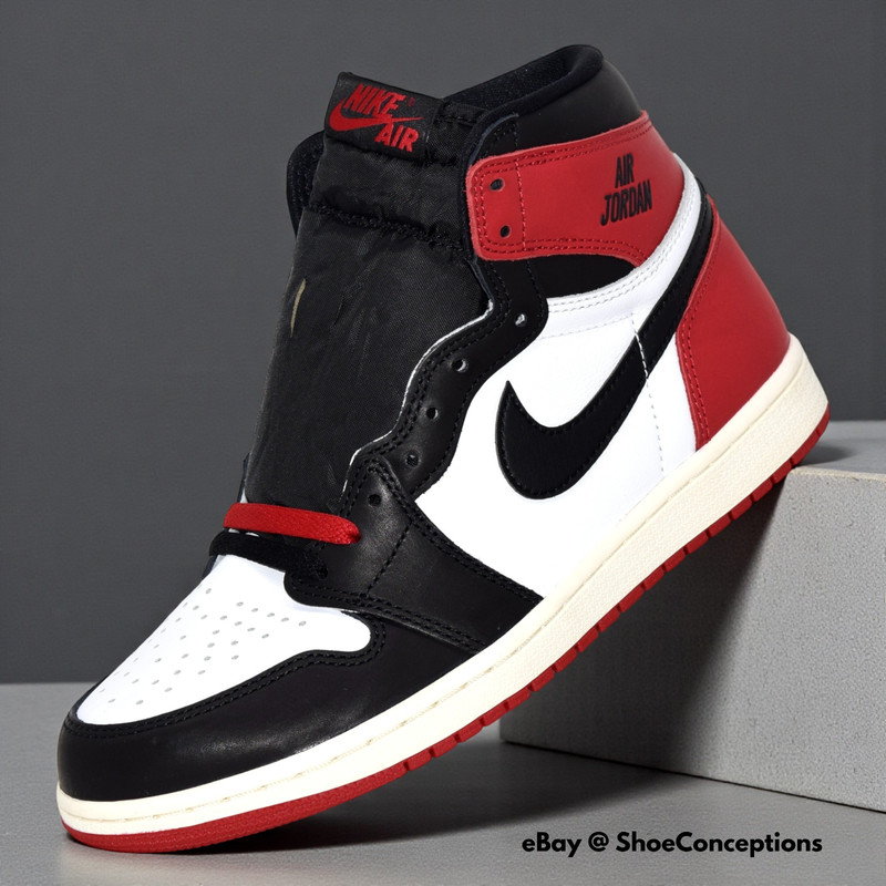 Nike Air Jordan 1 Retro High OG White Black VArsity Red DZ5485-106 Mens Size NEW