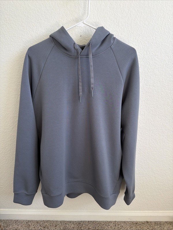 Lululemon Smooth Spacer Hoodie Oil Grey Mens Medium EUC