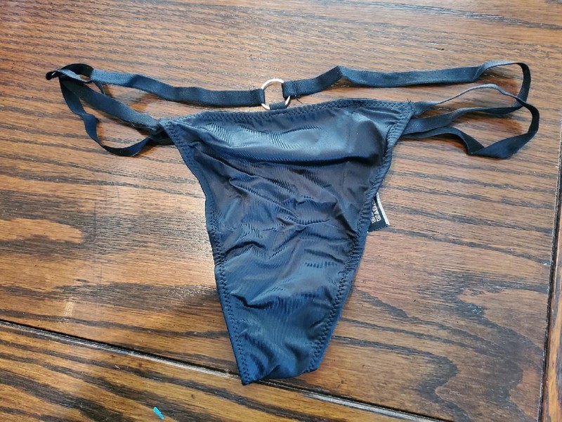 NWT Victoria’s Secret SEXY STRAPPY G-string THONG PANTIES 377767 DL3 BLK XL