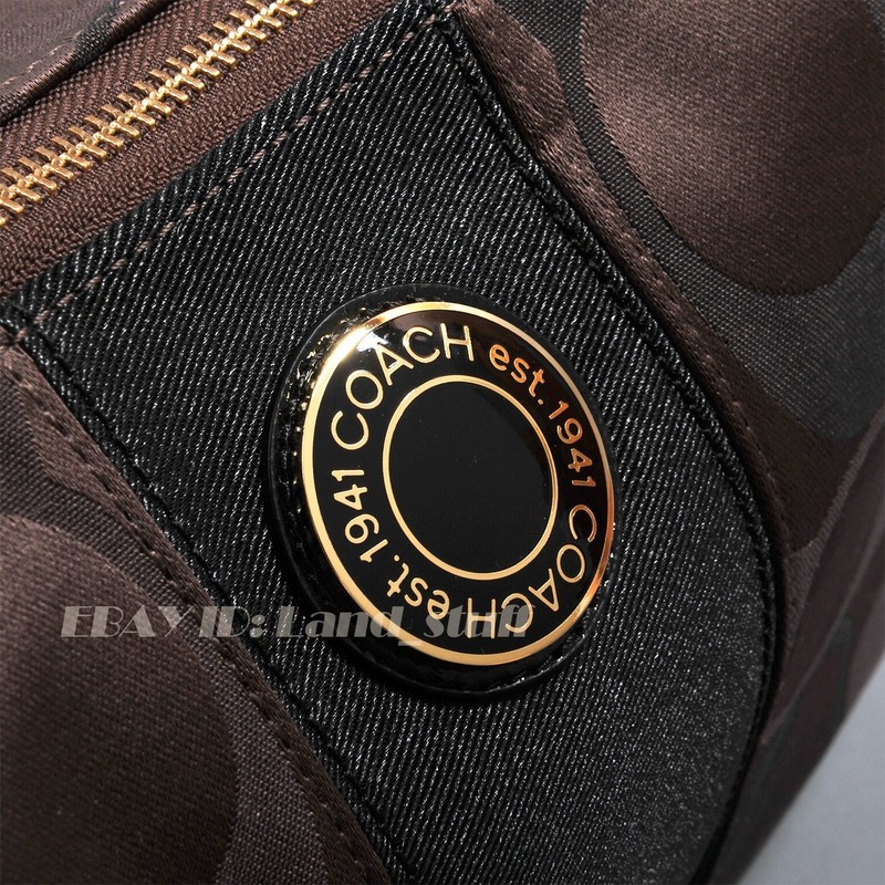 Coach Classic Designer Logo Signature C Soho Retro Hobo F20042 Handbag Brown NEW gallery