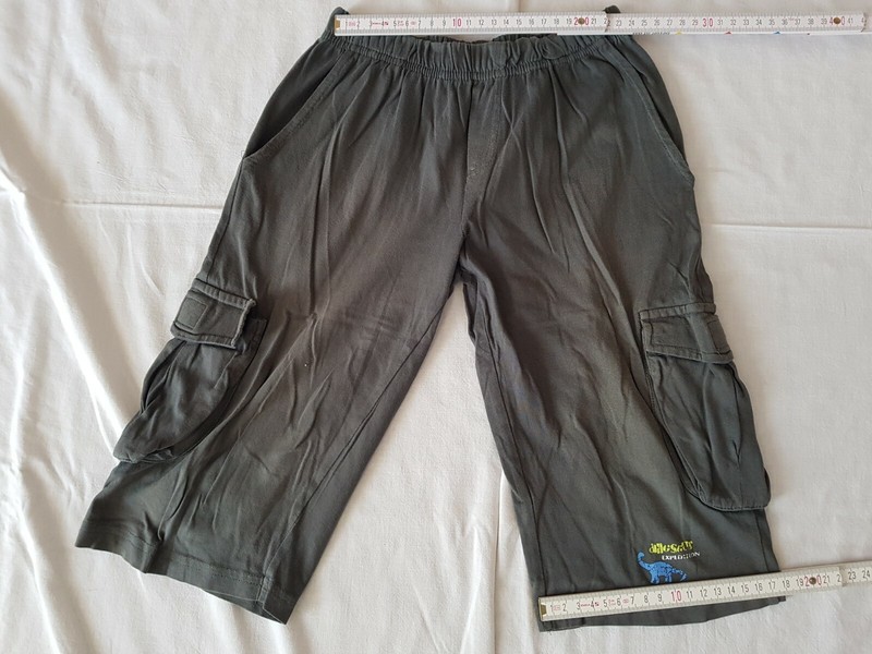BB Elastic Waist Pants Green Size 128 Used gallery