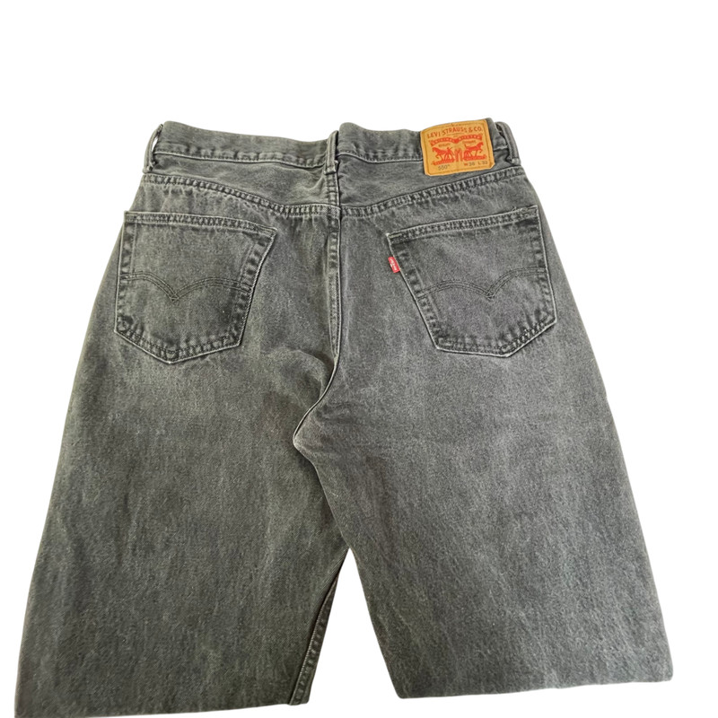 Levis 550 Straight Jeans Mens 36 x 32 Black gallery