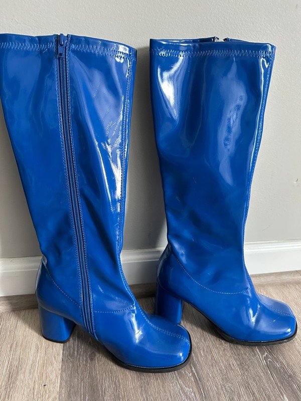 Funtasma Blue Vinyl Women’s Boots size 7