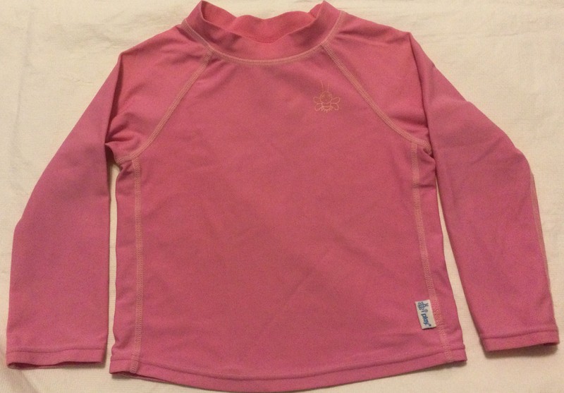 I PLAY UPF 50+ SWIM TOP 24m 25-30 LB PINK 82% Nylon 18% Elastane