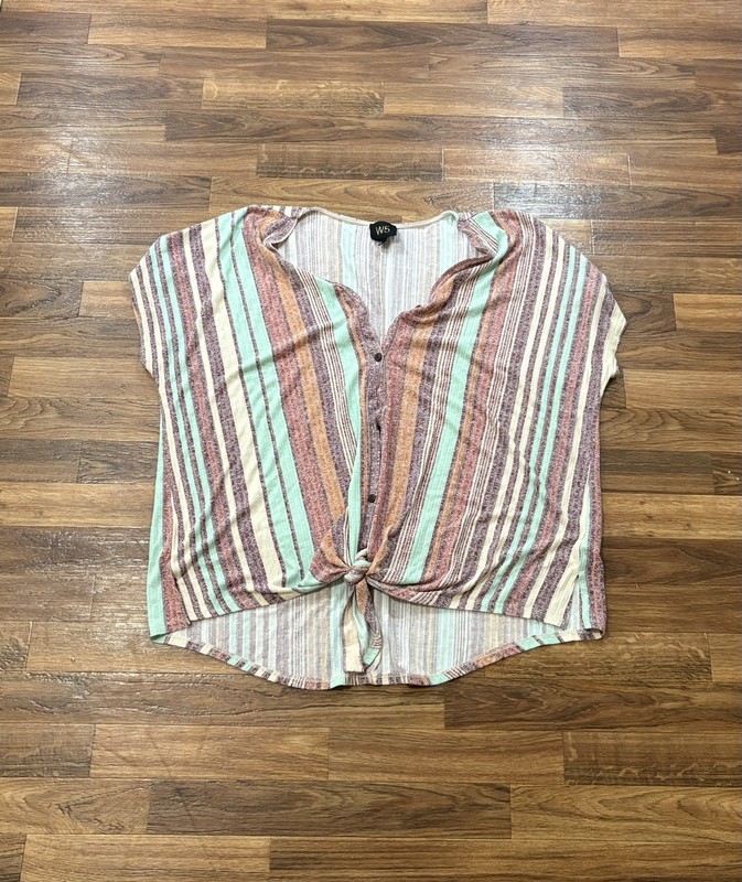 W5 Women’s Patterned Blouse Size 3XL Lightweight Pullover Casual Top