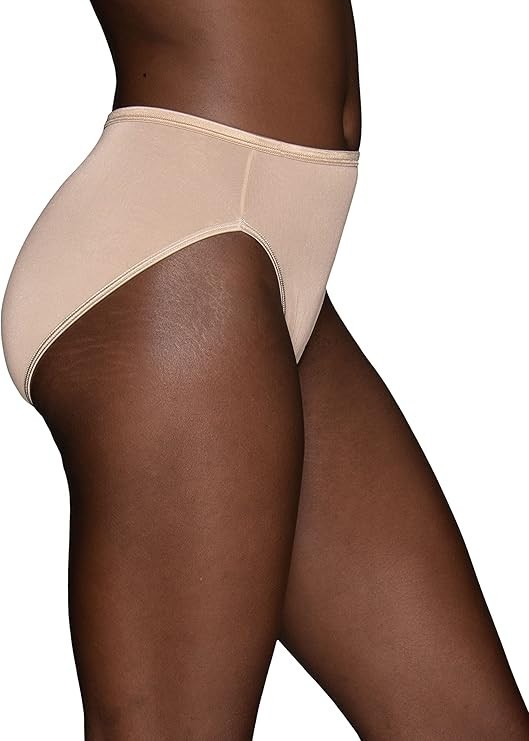 4 Pc Vanity Fair Illumination Brief HI-CUT ROSE BEIGE 13108 Sz 6 ~ 7 ~ 8 ~ 9~ 10 gallery