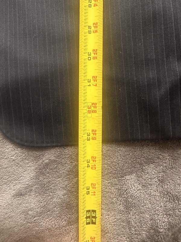 Mens Canali Made In Italy (US 46) Wool Black Pinstripe 3 Button Blazer gallery
