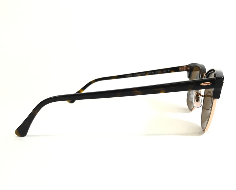 Ray-Ban Sunglasses RB3016 CLUBMASTER 1309/33 Polished Havana w B-15 Lenses 49 mm gallery