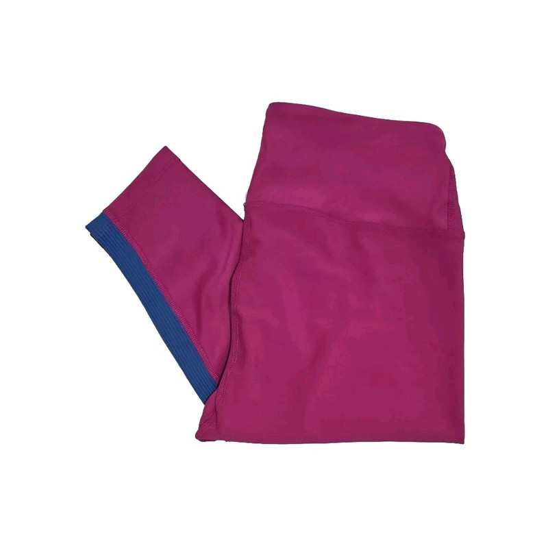 Peloton Show Up Rib Legging Plus Size 1X Pink NWT 25 Inch Inseam High Rise