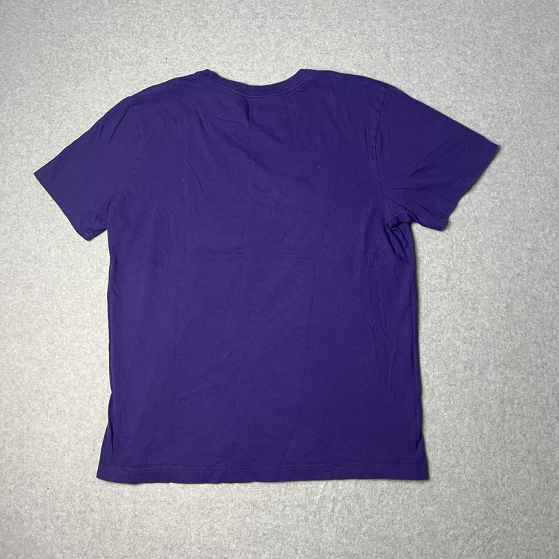 Clemson Tigers Shirt Mens Medium Purple Nike Paw Logo College Football Tee NCAA gallery