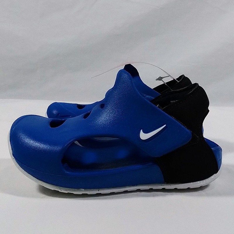 NIKE Sunray Protect 3 Toddler Sandals-9-Blue-Game Royal/White-Black gallery