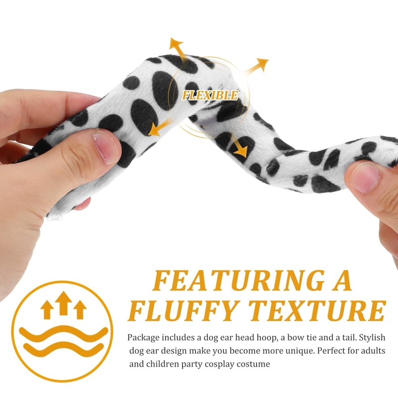 Dog Cosplay Costume Set for Adults and Kids - Dalmatian Ear Headband F... gallery