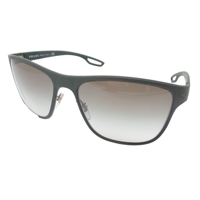 Prada Linea Rossa Sport SPS 56QA UAZ-0A7 Deep Green Grey AuthenticSunglasses New