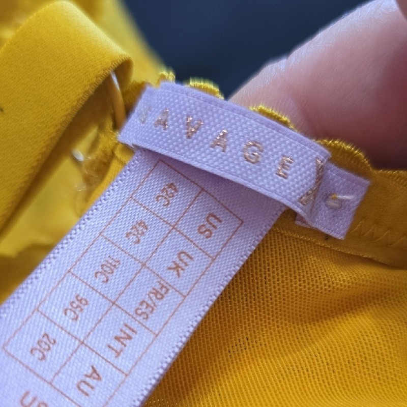 Savage X Fenty Vibrant Yellow Lace Bra 42c gallery