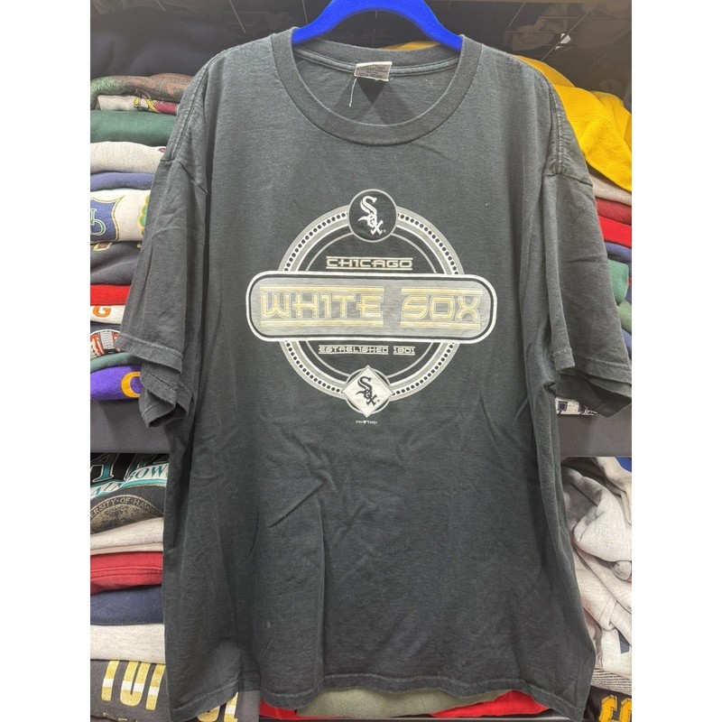 Vintage 2003 Dynasty Chicago White Sox baseball World Series t shirt XL 24×31