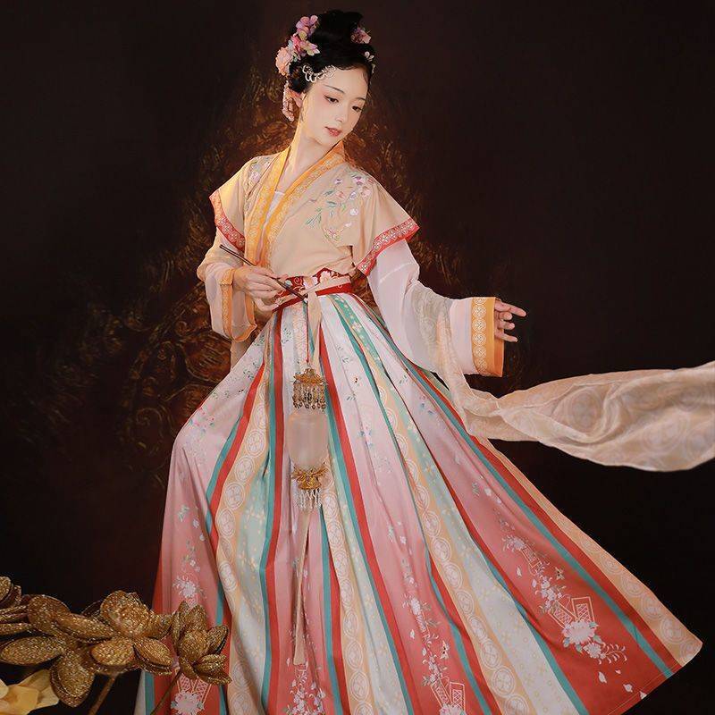 Women's Chinese Hanfu Dress Ancient Traditional Hanfu Sets Retro Ethnic Costume gallery