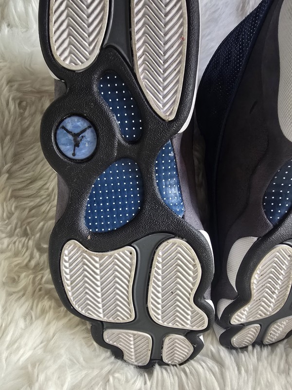 Jordan Air Jordan 13 Retro Flint 2010 Basketball Sneakers White Blue Mesh gallery