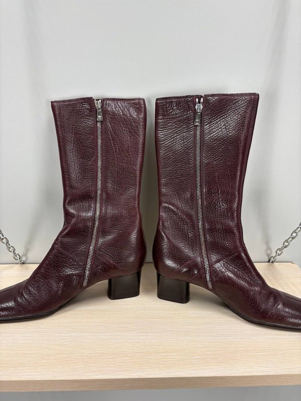 Womens boots Bally Size 38 Color Red Duties Paid (USA) gallery
