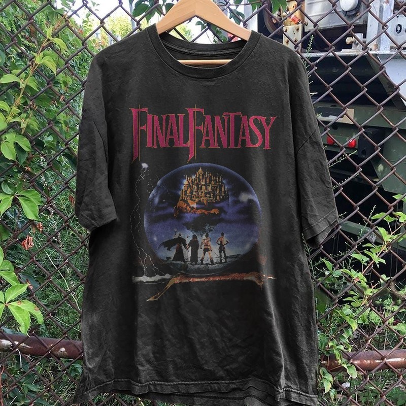 Final Fantasy Vintage Video Game Graphic T Shirt S-5XL