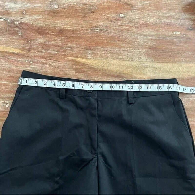 Edwards Ladies 8465 Black Utility Flat Front Chino Shorts Size 12 gallery