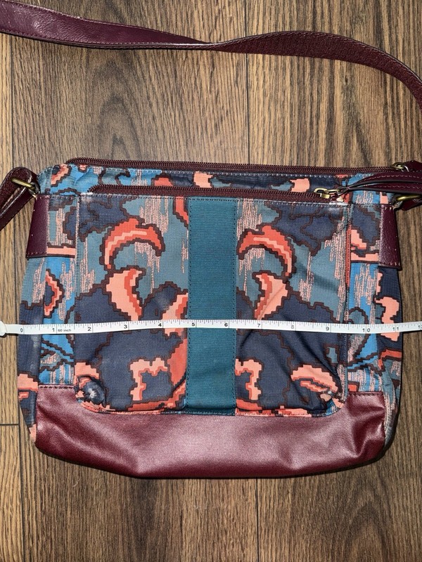 FOSSIL Jenna Florals Graphic Prints Coated Canvas Crossbody Bag gallery