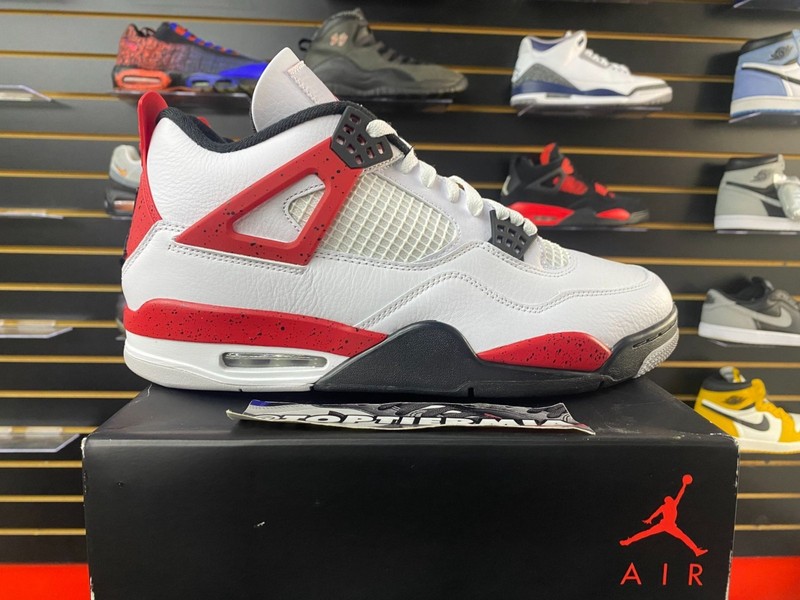 AIR JORDAN 4 RED CEMENT (B GRADE) BRAND NEW SZ 12 gallery