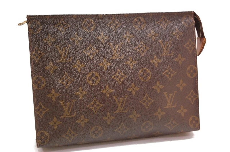 Louis Vuitton Monogram Canvas Poche Toilette Toiletry Pouch 26 0616a gallery