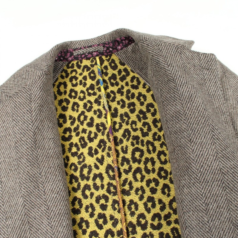 ETRO Herringbone Wool Silk Alpaca Coat - DUTY FREE gallery