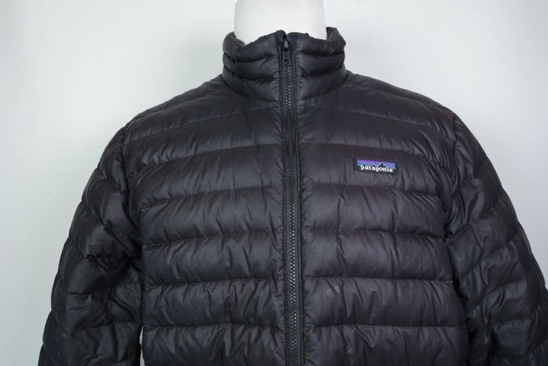 Patagonia Down Sweater Jacket Mens Large Black Puffer Full Zip Insulated Outdoor gallery