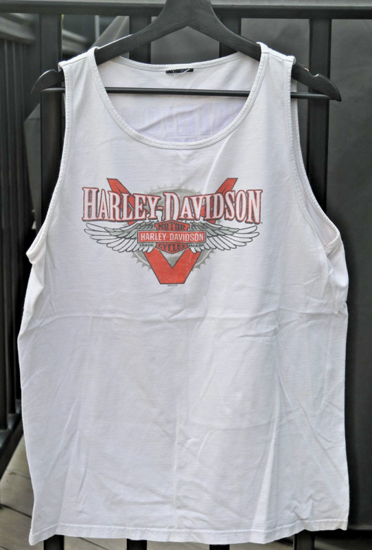 Vtg Y2k Harley Davidson Tank Top T-Shirt Sleeveless Sz M Biker Washington DC