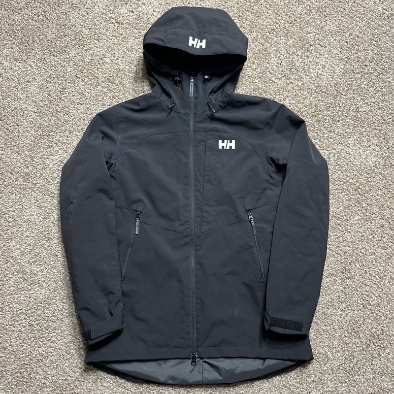 Helly Hansen Paramount Series Softshell Ski Jacket Womens Medium Black Hooded